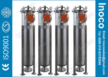 Alloggio del filtro a sacco dell'acciaio inossidabile di BOCIN per la filtrazione solida dell'impurità da acqua industriale
