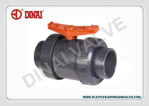 BACCANO/valvola a sfera plastica JIS/dell'ANSI della valvola a sfera del porto della vite di PPH (incavo)