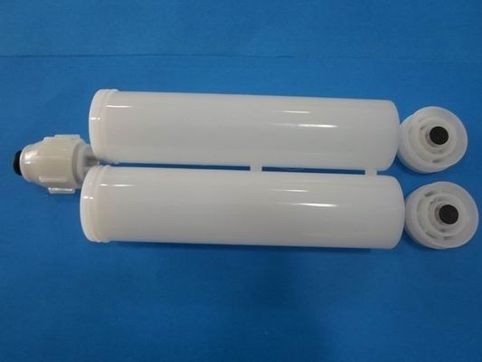 Cartuccia doppia dell'epossidico della cartuccia della colla di alta precisione del corpo della siringa ab della cartuccia di plastica della colla