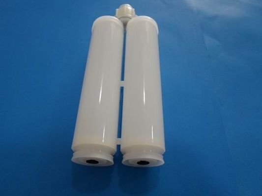 Cartuccia doppia dell'epossidico della cartuccia della colla di alta precisione del corpo della siringa ab della cartuccia di plastica della colla