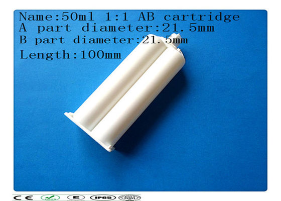 Cartuccia della colla di ab, cartuccia doppia di 1:1 50ml, corpo della siringa