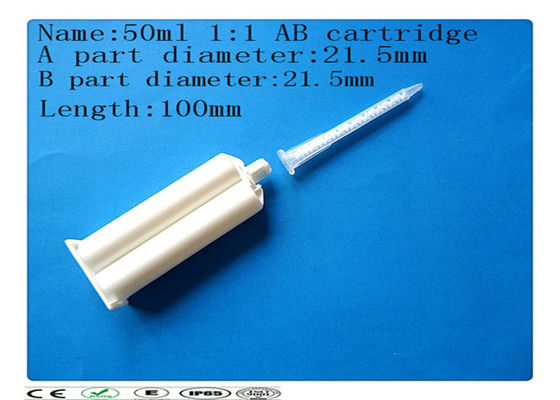 Cartuccia della colla di ab, cartuccia doppia di 1:1 50ml, corpo della siringa