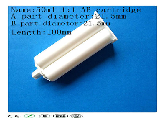 Cartuccia della colla di ab, cartuccia doppia di 1:1 50ml, corpo della siringa