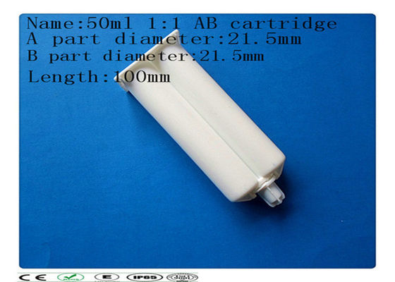 Cartuccia della colla di ab, cartuccia doppia di 1:1 50ml, corpo della siringa