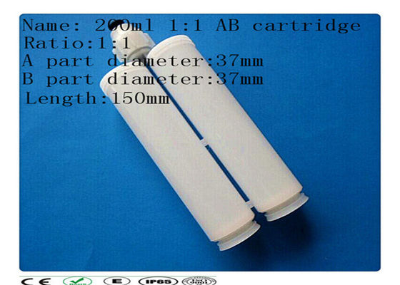 Cartuccia doppia, barilotto della colla di ab, cartuccia adesiva 200ml dell'imballaggio