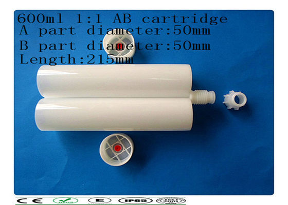 Carcartridge doppio del PE, cartuccia della componente 600ml due, parallelamente cartuccia