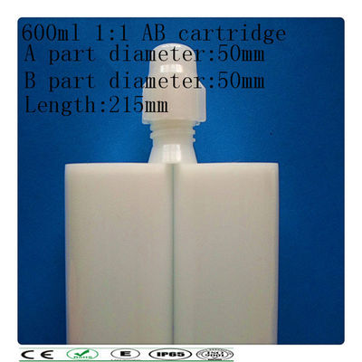 Carcartridge doppio del PE, cartuccia della componente 600ml due, parallelamente cartuccia