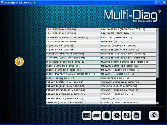 Analizzatore universale di sistema diagnostico 'automobile 'auto Multi--Diag di Access J2534