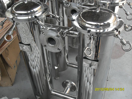 5" plastica industriale dell'alloggio del filtro a sacco per ricoprire, ASTM ss 304/ss 316