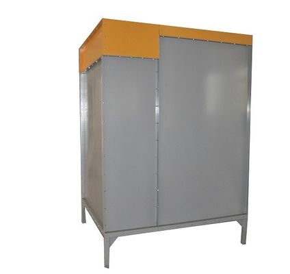 Cabine di spruzzo commerciali casalinghe del rivestimento della polvere con due cartucce di filtro