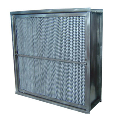 Filtro dell'aria polverizzato pieghettato profondo industriale di Hepa di alta efficienza H13/H14