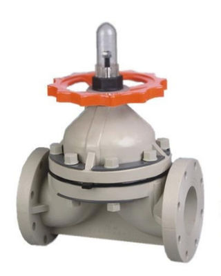 Industriale UPVC/valvola a diaframma di plastica del PVC con il ghisa/compressore di nylon