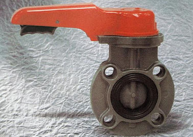 La corrosione resiste alla valvola a farfalla di plastica per la rete di tubazioni di decapaggio con acido, UPVC, CPVC, PVDF, pp, PPH fabbricato