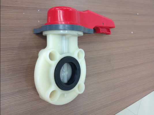 L'acido resiste alle valvole a farfalla di plastica 1" ~24" UPVC CPVC PVDF pp PPH fabbricato