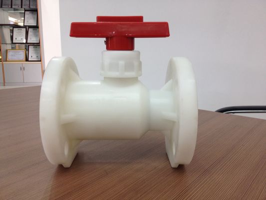 Valvola a sfera di plastica della forma della valvola a sfera CPVC Boddily, DN15-DN300