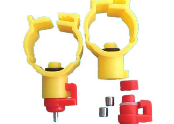 Bevitori automatici del capezzolo della valvola a sfera della griglia del pollame dell'alimentatore dell'acqua del pollo dell'ABS