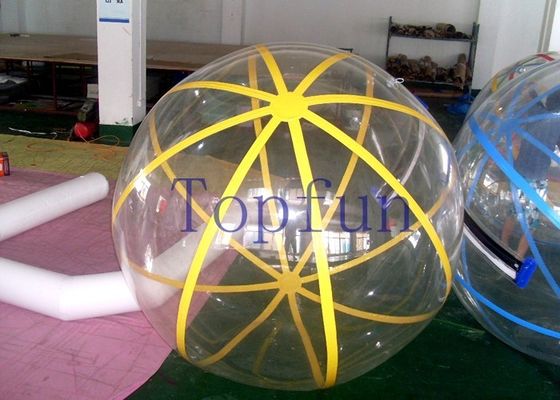 2m hanno importato il PVC trasparente di camminata/TPU della palla 1.0mm dell'acqua gonfiabile della chiusura lampo