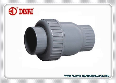 Le valvole a sfera di plastica UPVC/del PVC scelgono l'estremità del sindacato, incavo/filo