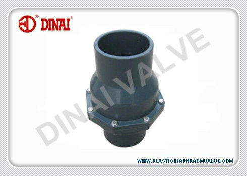 Tipo di plastica dell'oscillazione delle valvole di ritenuta PVC/di UPVC con il collegamento filo/dell'incavo